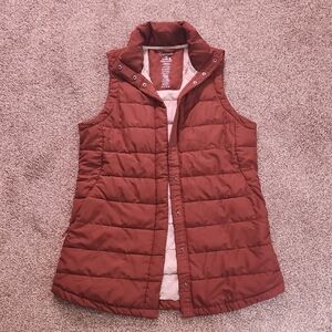 Aventura Brick Red Quilted Vest